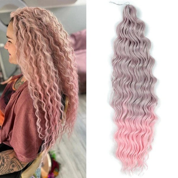 Synthetic Loose Deep Wave Braiding Hair Extension