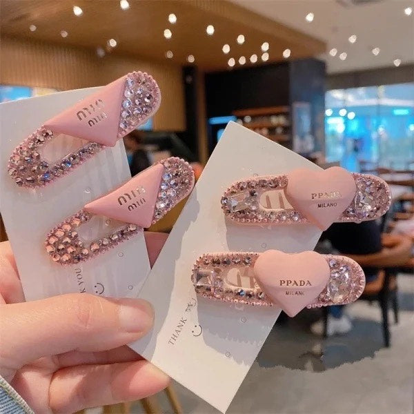 Light Luxury Letter Love Hair Clip